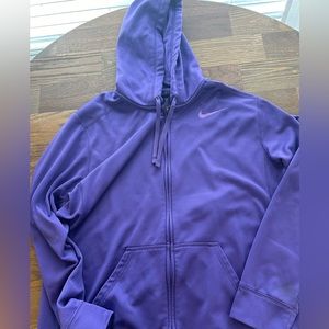 Purple Nike hoodie